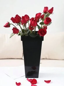 Cubo De Plástico Para Organización De Flores, 1 Unidad, Para Floristería O Decoración Del Hogar - Negro - Ver 4