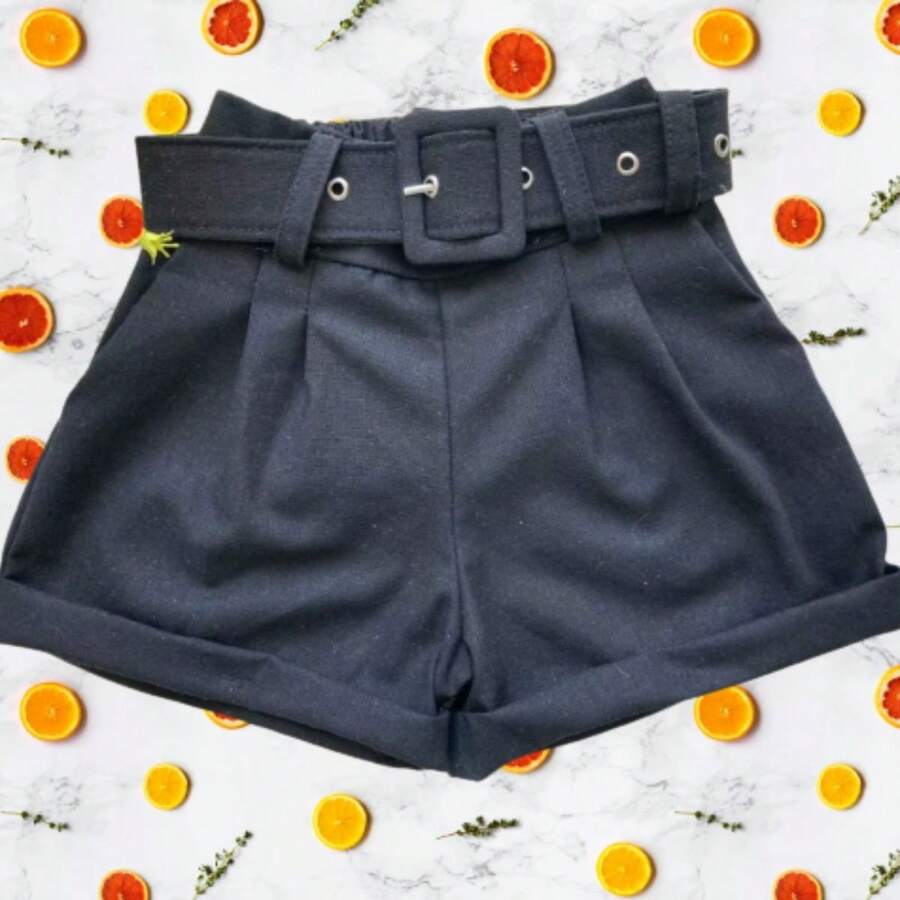 Young Girls Shorts - 黑色 - 查看 1