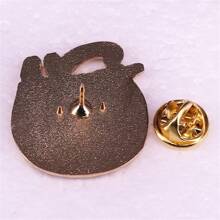 Enamel Pin Badge Of Cute Cat Catching Fish In The Fish Tank For Decorations, Festival Gift - Multicolor - View 6