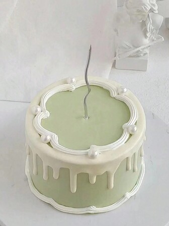 6 piezas de velas curvas plateadas