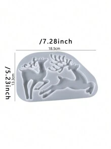 1入組聖誕矽膠模具 - 白色 - 查看 7