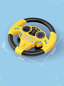 1入組兒童車用方向盤玩具，模擬駕駛體驗，可吸盤安裝於後座，適用於早期教育之寶寶學校，學生文具，學校用品之禮物 - 粉色 - 查看 2