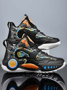 New Men's Basketball Shoes Non-slip, Wear-resistant And Shock-absorption Athletic Shoes - Black - View 1