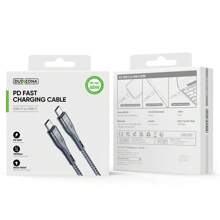 DUZZONA 1 条 1m/2m/3m PD 65W 快速充电 USB C 转 USB C 数据线兼容 15 16 系列、平板电脑，兼容 Macbook、手机，快速充电、强劲高速数据传输 - 槍灰色 / PD65W-20V-3.25A - 查看 10