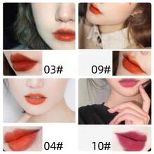 12入組/套啞光和持久唇彩,不容易至