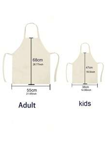 1PC Merry Christmas Elk Christmas Leaf wreath sign Pattern Apron For Kitchen Cooking Home Use - Purple - View 4