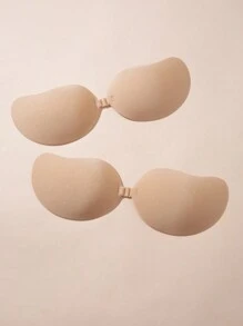 2 Pairs Skin Tone Mixed Reusable Silicone Nipple Covers, Soft And Breathable Mango Cup Bust Paste For Women, Invisible Bra Nipple Pasties Suitable For Various Outfits And Occasions