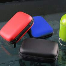 1piece SSD Case 2.5 Inch External USB Hard Drive Disk HDD Carry Package Cover Storage Bag Practical Mobile Disk Box Mobile Power Pack Earphone Storage Bag Hard Disk Box Zipper Pouch