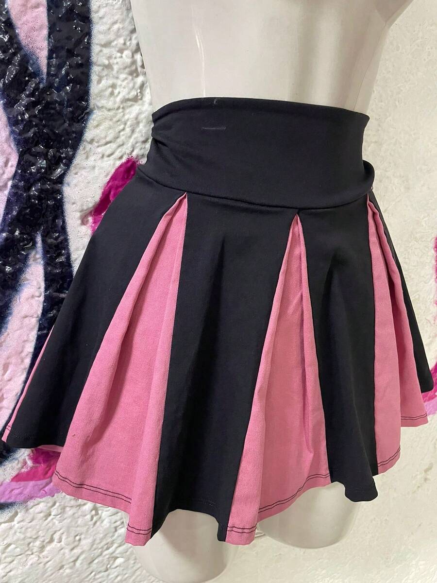 falda estilo porrista unitalla talla ch - Rosa Fucsia - Ver 1