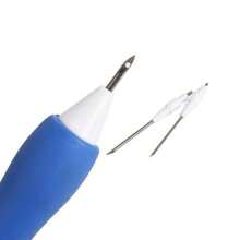 DIY Magic Embroidery Pen Set DIY 1.3MM 1.6MM 2.2MM Punch Needle Plastic - Blue and White - View 3