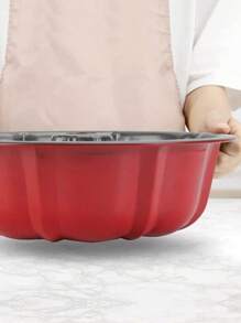 Molde para Hornear Tartas Rosca Antiadherente Reposteria 26CM - Rojo - Ver 5