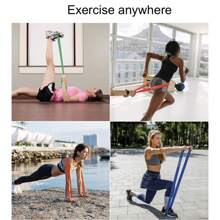 1pc Resistance Band Set, Gym Workout Pull Up Assist Band - Full Body Yoga Stretch Band Exercise Band - Mobility Band Powerlifting Loop Band For Weight Loss - Multicolor - View 5