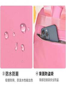 Women Functional Backpacks - Màu xanh lam - Xem 5