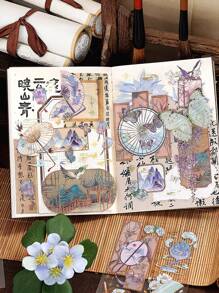 3pcs Waterproof Decorative Tape, Suitable For Scrapbooking, Planner, Photo Frame, Computer/Phone Case, Cup, Magazine, Stationery Box, Desk Decor, Back To School Supplies