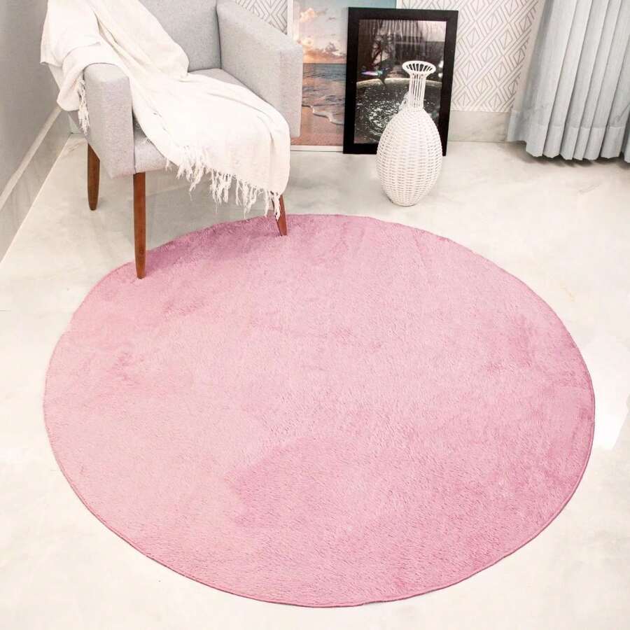 D Vieira Textil Decor Area Rugs & Sets - Màu Hồng baby - Xem 1