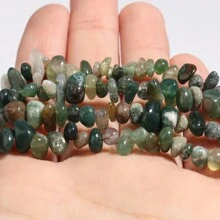 1strand Asymmetrical Natural Loose Gem Stone Amethyst Tiger Eye Amazonite Chips Gravel Beads For Jewelry Making DIY Gift Bracelets Necklace