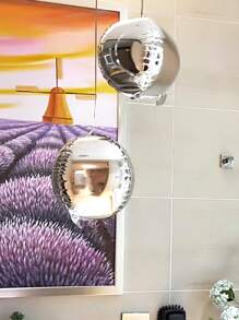10 cái 10 Inch 4D Màu bạc Phim nhôm Bóng bay , Cho đám cưới , Sinh nhật , Năm mới Đồ trang trí - Bạc - Xem 3
