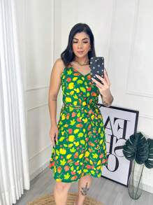 Women Dresses - 綠色 - 查看 1