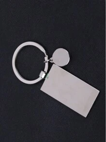 1入組足球場形狀金屬合金鑰匙扣，創意運動禮物，適用於足球迷隨意搭配 - 彩色 - 查看 4