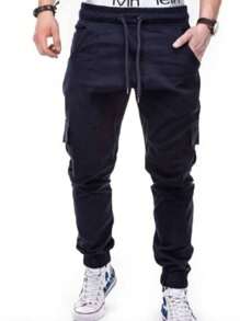 Pantalon jogger cargo - Negro - Ver 3
