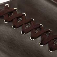 1pc Adjustable Waist Corset Belt Elastic Decor Waist Cincher Band For Dresses, Suitable For Daily Wear And Halloween Party, Multiple Colors Waist Trainer Accessories For Ladies For Dress Western Cowboy Cowgirl Country Wear Vintage Brown Belt - Coffee Brown - View 4