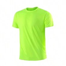 男式寬鬆短袖運動 T 卹,適合健身房、足球、籃球、訓練、跑步