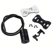 2pcs Car LED Laser Fog Light Motorcycle Tail Lamp Vehicle Anti-Collision Taillight Brake Braking Warning Lamps Auto Accessories - Black - View 8