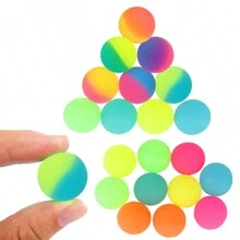 5-15 件/批 25 毫米橡胶迷你弹力球高弹性发光玩具球派对礼物成人减压玩具礼品装饰运动游戏 - 彩色 - 查看 9