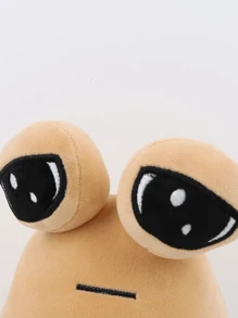 8.6 英寸热门游戏我的宠物外星人 Pou 毛绒玩具 - 送给孩子的完美礼物！、生日礼物、圣诞礼物家居装饰、房间装饰游戏、万圣节、玩具、玩具、儿童玩具、圣诞节、玩具、Roblox、毛绒 - 杏色 - 查看 12