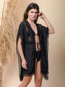 Women Kimonos - màu đen - Xem 3