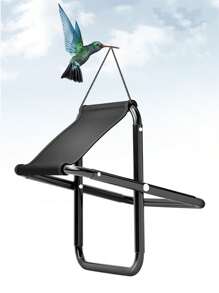 1 Pieza Taburete De Pesca Plegable Totalmente Y Resistente Para Exteriores - Negro - Ver 8