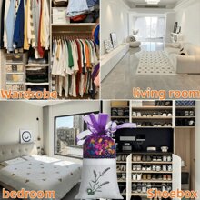 1 件薰衣草香袋,帶活性炭,用於衣櫃和壁櫥吸濕