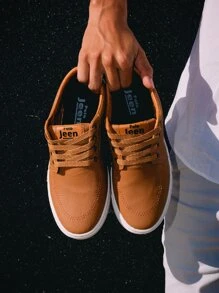 Men Sneakers - 駝色 - 查看 2