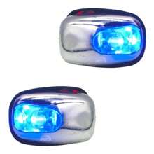 Chrome Chisguetero With Blue Led Light - Blue - View 2