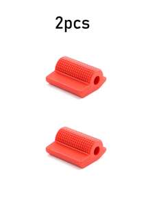 2入組防滑機車換檔鞋套-用耐用的橡膠套升級您的換檔杆 - 紅色 - 查看 7