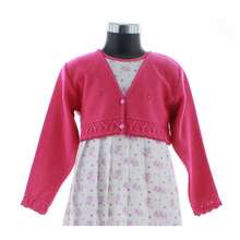 Sueter Tejido para Niña Rosa 3122 Tallas 1 a 16 Años - Rosa Fucsia - Ver 2
