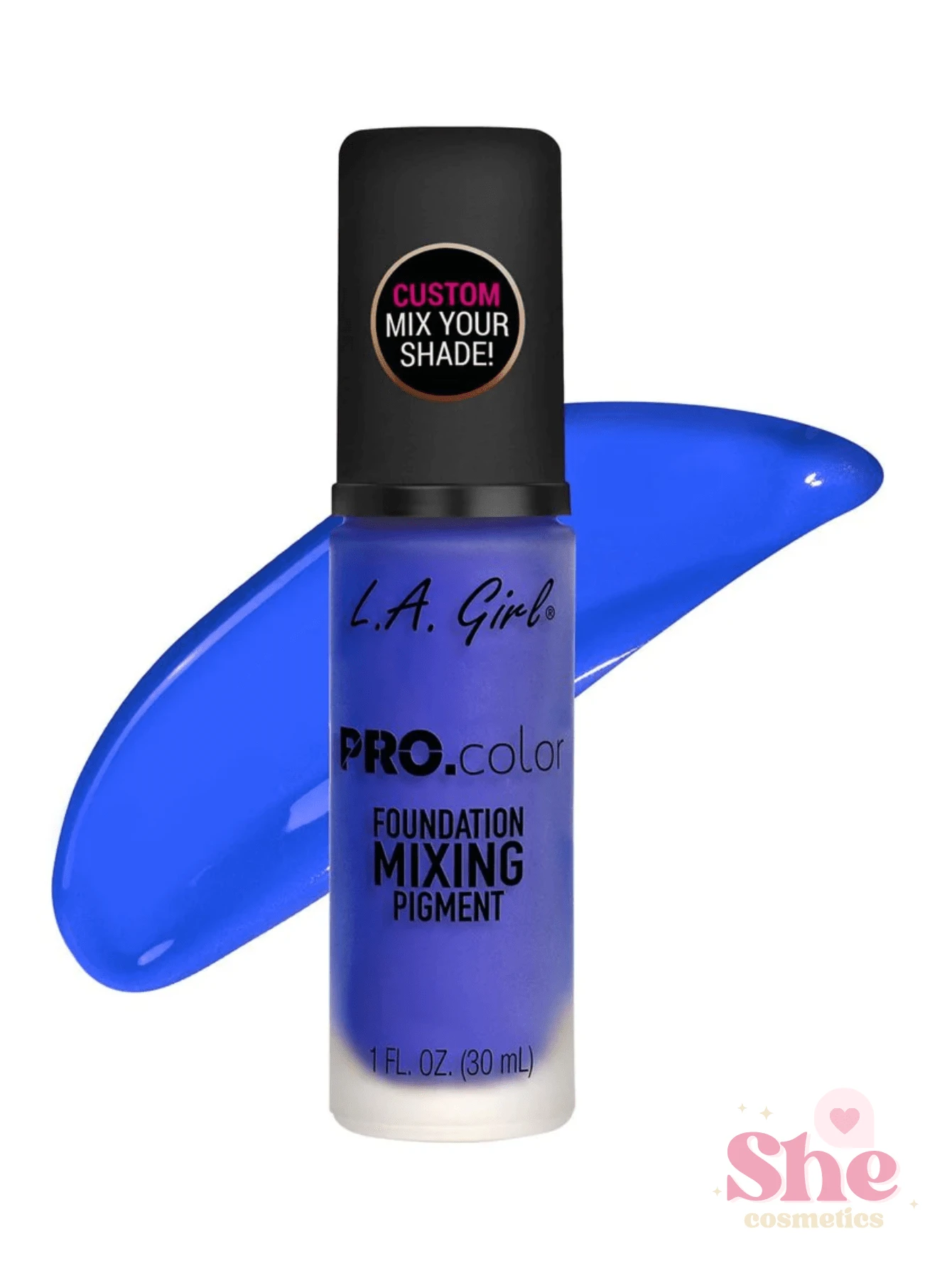 BASE PRO COLOR FUNDATION MIXING PIGMENT PIGMENTO MEZCLADOR AZUL BLUE - L.A. GIRL - Azul - Ver 1