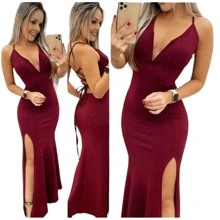 Women Prom & Evening Dresses - Color caoba - Ver 2