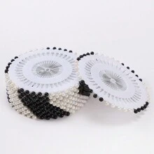 1box Headscarf Fixing Pin Minimalist Casual , Versatile, And Stylish Brooch