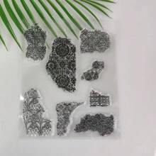 1PC Patterned Block Stamps for DIY Scrapbooking Card Stencil Paper Craft Handmade Album Handbook Decoration New Stamps - Clear Stamp - View 3