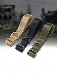 1pc Multifunctional Nylon Gear/Belt For Hunting, With Nylon Strap & D-Ring Adapter & Edc Attachment - View 2
