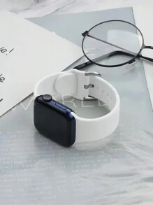 1入組運動帶適用於Apple Watch38mm40mm41mm42mm44MM45mm49mm軟矽膠替換錶帶適用於Apple Watch系列87654321男士女性 - 黑色 - 查看 3