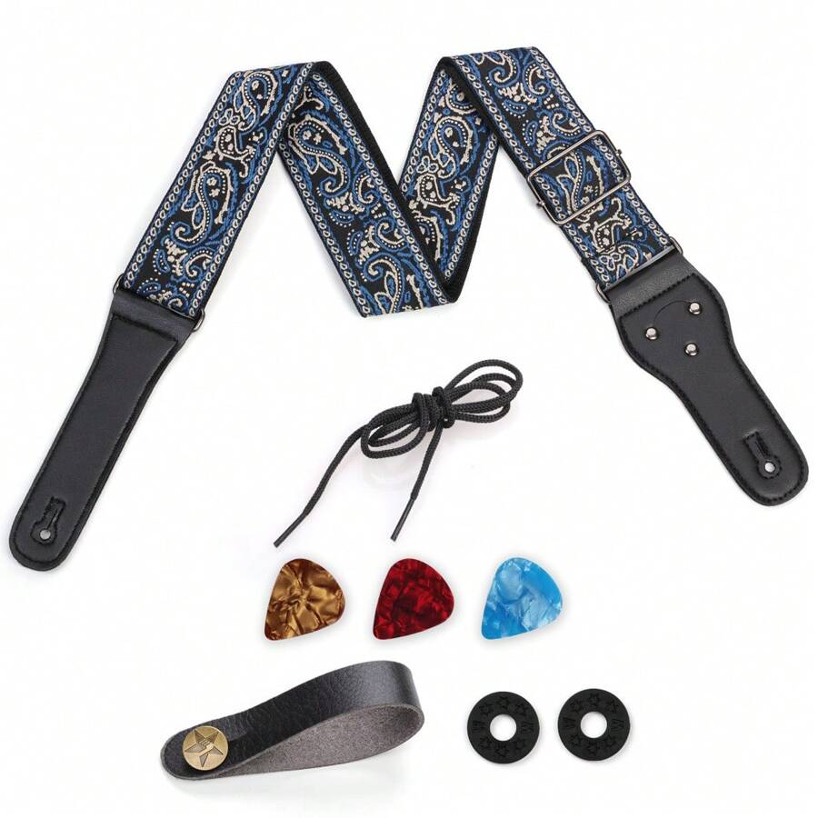 Adjustable Tali Strap For Guitar Or Bass Various Colors