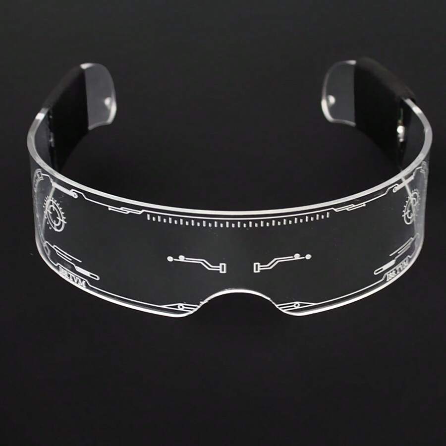 Street Led Light Up Acrylic Glasses For Birthday Party & Dancing Party