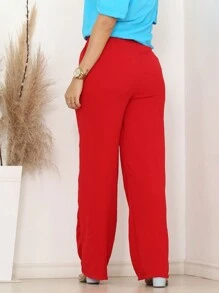 Women Pants - Rojo - Ver 2