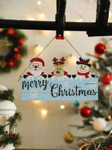 1個聖誕歡樂標誌,聖誕假期門牌標誌,聖誕牆壁掛飾,聖誕標籤裝飾,木工藝品聖誕飾品,掛飾,聖誕木質掛飾頑皮或好的決策有趣的標誌,冬季裝飾牆壁標誌,鄉村風格的木質門牌飾品,可用於室內室外假日家庭教室辦公室裝飾 - 彩色 - 查看 3