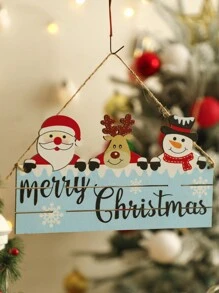 1個聖誕歡樂標誌,聖誕假期門牌標誌,聖誕牆壁掛飾,聖誕標籤裝飾,木工藝品聖誕飾品,掛飾,聖誕木質掛飾頑皮或好的決策有趣的標誌,冬季裝飾牆壁標誌,鄉村風格的木質門牌飾品,可用於室內室外假日家庭教室辦公室裝飾 - 彩色 - 查看 4