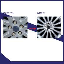 20入組車輪螺母蓋自動中心螺絲封蓋17mm 19mm 21mm輪緣外部裝飾專用插孔保護防塵 - 黑色 - 查看 4