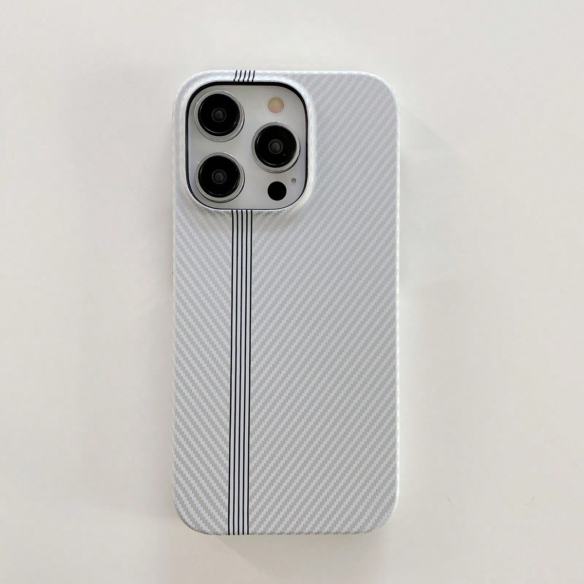 Silver-Stripe Water Sticker Phone Case Compatible With Iphone Waterproof Shockproof Anti-Fall Scratch Resistant