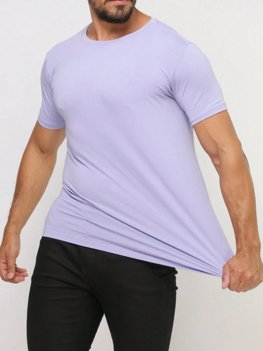 Men T-Shirts & Tanks - Lila Púrpura - Ver 1